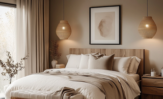 cozy-bedroom-aesthetic bedroom decor-warm-lighting-textures