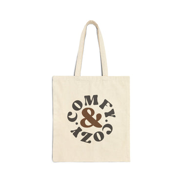 Comfy & Cozy Canvas Tote Ba