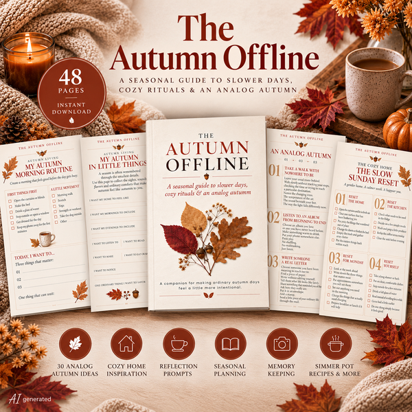THE AUTUMN OFFLINE - Digital Planner (Instant PDF Download)