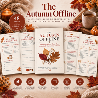 THE AUTUMN OFFLINE - Digital Planner (Instant PDF Download)