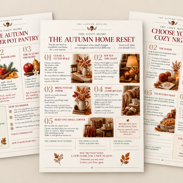 THE AUTUMN OFFLINE - Digital Planner (Instant PDF Download)