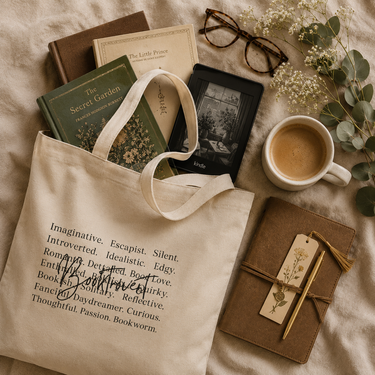 Booktrovert Canvas Tote Bag