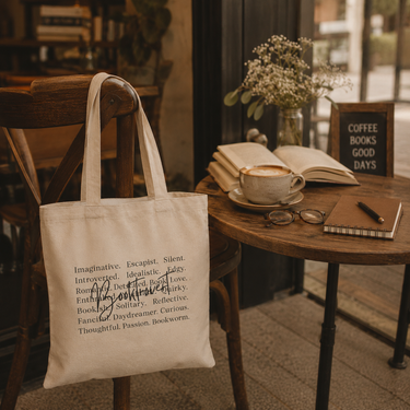 Booktrovert Canvas Tote Bag