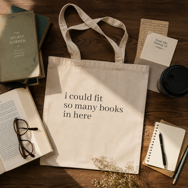 I Could Fit So Many Books in Here Canvas Tote