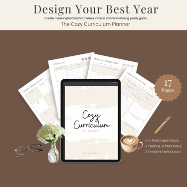 Cozy Curriculum Planner | Monthly Themes for Slow Living & Personal Growth