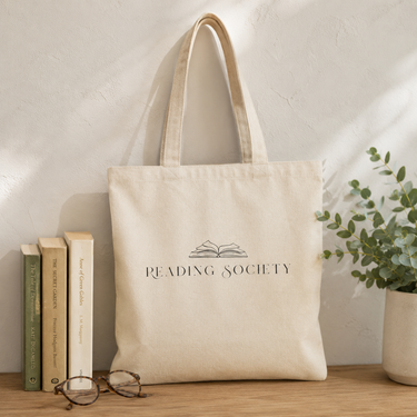 Reading Society Canvas Tote Bag