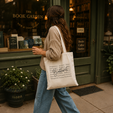 Booktrovert Canvas Tote Bag