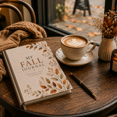 My Fall Journal | Cozy Autumn Hardcover Lined Journa