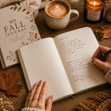 My Fall Journal | Cozy Autumn Hardcover Lined Journa